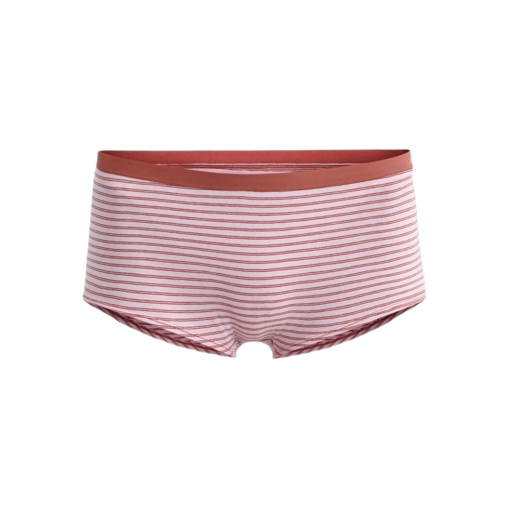 NO BOUNDARIES ORCHARD ROSE STRIPE BOYSHORT, SZ M 8-10